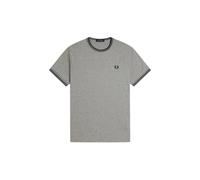 T-shirt à double liseré contrasté Fred Perry Gris L