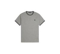 T-shirt à double liseré contrasté Fred Perry Gris L