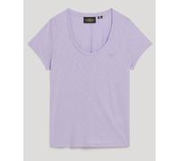 Superdry Scoop Short Sleeve T-shirt Violet XS Femme