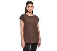 Urban Classics - T-shirt femme Ladies Organic Extended Shoulder Tee - Marron - 5XL EU