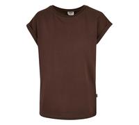 Urban Classics – T-shirt femme épaules tombantes bio – Marron S (EU)