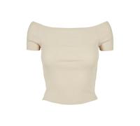 T-shirt à épaules dénudées femme Urban Classics Beige M