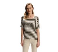 T-shirt Ã fines rayures contrastantes femme Greenpoint Blanc S