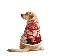 T-shirt à fleurs progressives pour chiens - Vêtements pour chiens de grande et moyenne taille - Chemises confortables pour chien, parfaites pour un usage quotidien