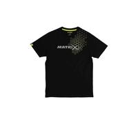 T-Shirt À Imprimé Hexagonal Noir