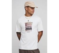 T-shirt à imprimé Manhattan homme - ecru - M, ecru
