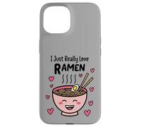 T-Shirt à Jeu de Mots Kawaii Ramen Noodles Lover Cute Bowl Funny Food Coque pour iPhone 15