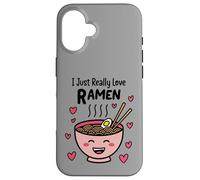 T-Shirt à Jeu de Mots Kawaii Ramen Noodles Lover Cute Bowl Funny Food Coque pour iPhone 16
