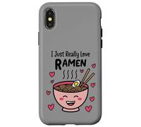 T-Shirt à Jeu de Mots Kawaii Ramen Noodles Lover Cute Bowl Funny Food Coque pour iPhone X/XS