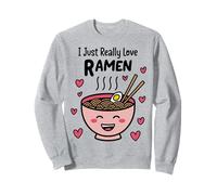 T-Shirt à Jeu de Mots Kawaii Ramen Noodles Lover Cute Bowl Funny Food Sweatshirt