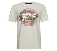 T-shirt à logo femme Superdry Vintage Narrative Blanc 2XS