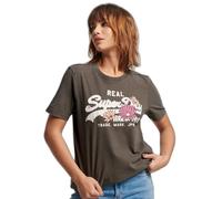 Superdry Vintage Vl Narrative Short Sleeve T-shirt Noir S Femme
