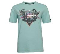 Superdry Vintage Vl Narrative Short Sleeve T-shirt Vert M Femme