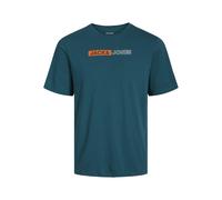 Jack & Jones Plus T-shirt JJECORP Logo Play SS O-N Noos PLS Bleu sarcelle imprimé 5XL