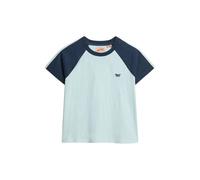 T-shirt à logo rétro femme Superdry Essential Bleu S