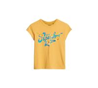 Superdry Floral Scripted Short Sleeve T-shirt Jaune S Femme
