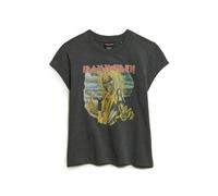 T-shirt à mancherons femme Superdry Iron Maiden X Noir L