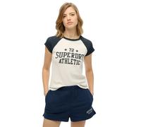 T-shirt à mancherons raglan femme Superdry Athletic Essentials Blanc M