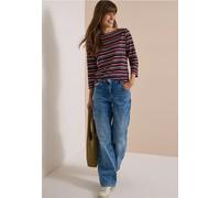 Cecil T-Shirt à Manches 3/4 pour Femme avec col Bateau et Rayures 3231409