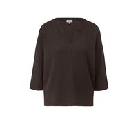 T-shirt Ã manches chauve-souris 3/4 coupe dÃ©contractÃ©e femme s.Oliver Marron 44