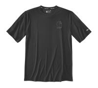 Carhartt T-shirt Force Sun Defender Relaxed Logo manches courtes noir L