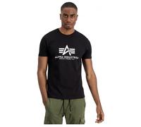 ALPHA INDUSTRIES T-Shirt gris foncé / noir / blanc, Taille M