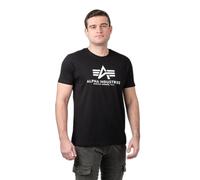 T-shirt à manches courtes Alpha Industries Basic 2 Pack Noir M