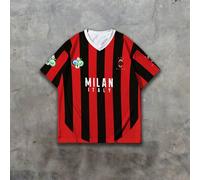 T-shirt à manches courtes ample pour hommes avec imprimé lettres et chiffres, design classique de club de football pour la Coupe du monde, confortable et léger, style décontracté campus et rue pour le
