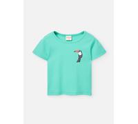T-shirt à manches courtes avec col rond vert 3A
