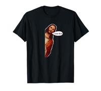 T-shirt à manches courtes avec inscription « Jesus I saw that » T-Shirt
