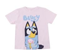 T-Shirt à Manches Courtes Bluey pour garçons et Filles - T-Shirt Enfant Respirant, Doux et Confortable, idéal pour l'été, Le Quotidien et Les Sorties.