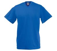 T-shirt à manches courtes, col en V Fruit Of The Loom, 100% coton, (BC338)