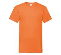 T-shirt à manches courtes, col en V Fruit Of The Loom, 100% coton, (BC338)