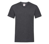 T-shirt à manches courtes, col en V Fruit Of The Loom, 100% coton, (BC338)