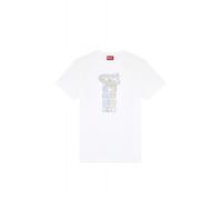 T-shirt à Manches Courtes Diesel - T-diegor-k68 - Blanc - Homme XL