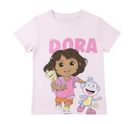 T-Shirt à Manches Courtes Dora la Exploradora pour garçons et Filles - T-Shirt Enfant Respirant, Doux et Confortable, vêtement d'été idéal au Quotidien et pour Les Sorties.