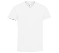 T-Shirt À Manches Courtes En Coton V Col V Pour Hommes Unisexe SOL'S S-3XL