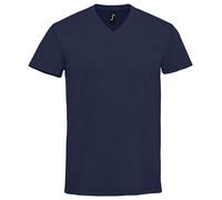 T-Shirt À Manches Courtes En Coton V Col V Pour Hommes Unisexe SOL'S S-3XL