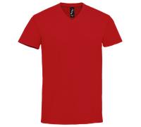 T-Shirt À Manches Courtes En Coton V Col V Pour Hommes Unisexe SOL'S S-3XL
