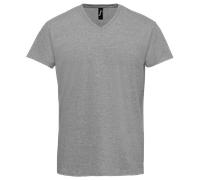 T-Shirt À Manches Courtes En Coton V Col V Pour Hommes Unisexe SOL'S S-3XL