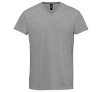 T-Shirt À Manches Courtes En Coton V Col V Pour Hommes Unisexe SOL'S S-3XL