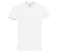 T-Shirt À Manches Courtes En Coton V Col V Pour Hommes Unisexe SOL'S S-3XL