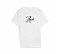 T shirt à manches courtes Enfant Puma Essentials Blanc