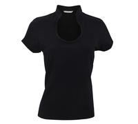 T-shirt à manches courtes et col mandarin Kustom Kit, femme et fille (RW3178)
