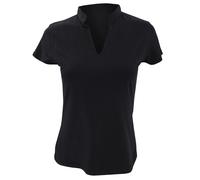T-shirt à manches courtes et col mandarin Kustom Kit pour femme (BC638)