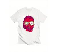 T-shirt à manches courtes et col rond avec imprimé de l'album Chico de Front Le Monde PNL, tissu respirant et confortable, style sportif et décontracté, 100 % coton, pour homme (choisissez une taille