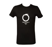 T-shirt à manches courtes et col rond pour homme TRUSSARDI avec logo imprimé en