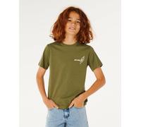 T-shirt À Manches Courtes Eternal Shred Art Enfant Vert Surplus 12A