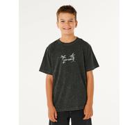 T-shirt À Manches Courtes Eternal Shred Wash Enfant Noir Délavé 14A