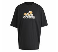 adidas Femme Flower Pack Badge of Sport Tee, Black, M